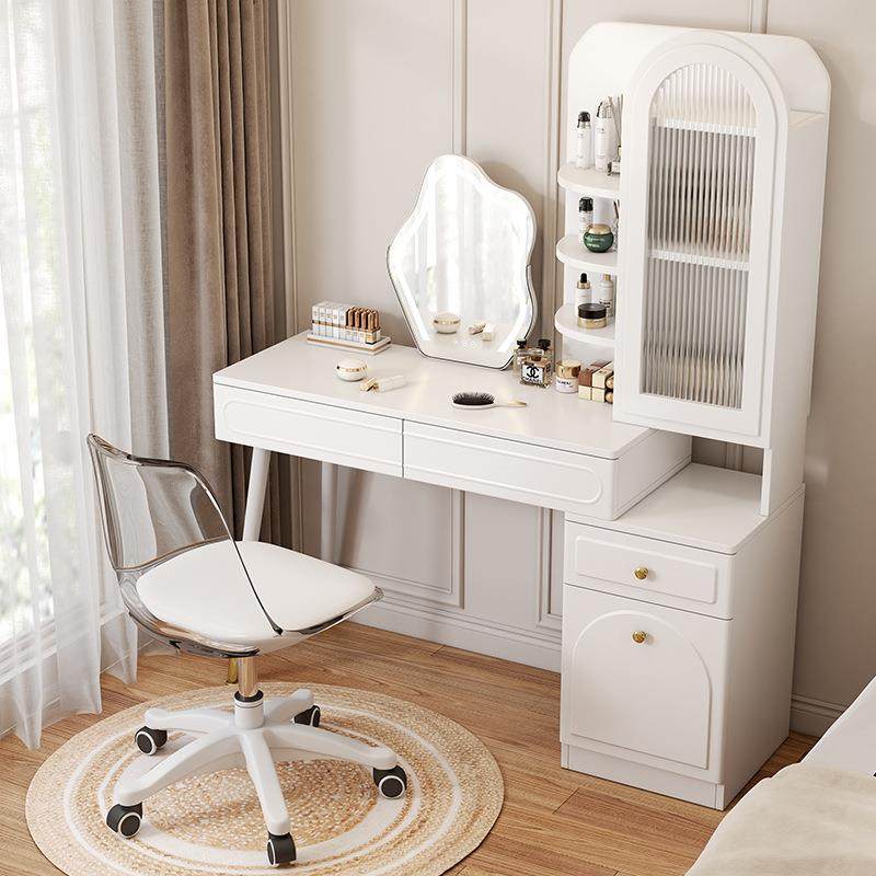奶风梳妆台卧室现简小户型化妆台书桌MPR代镜子约收纳柜一油体化,家装主材,卫浴五金组合套装/挂件套餐,淘宝优惠券,粉丝福利购,淘宝优惠卷
