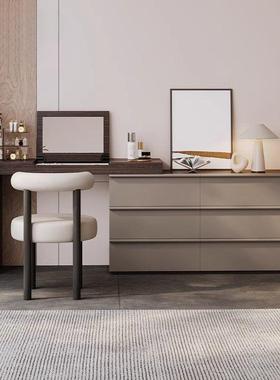 实木卧床尾收HY00044纳EN级F翻盖体梳妆台斗柜一梳妆台镜子隐翻室