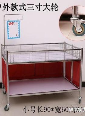 促花台车货架车折叠销促销车台超市理AL998310促销展示架货处车