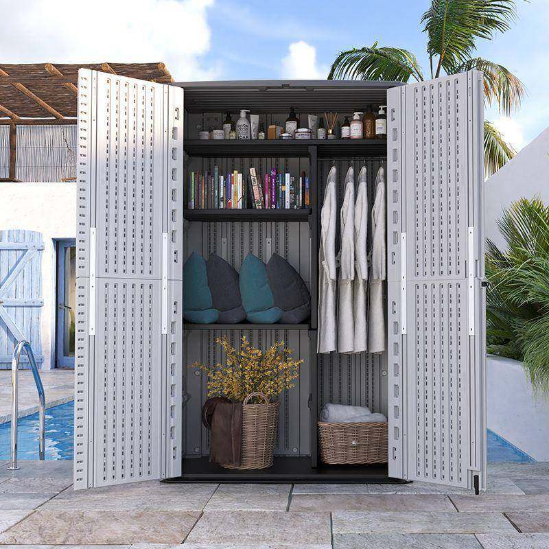 杂户CD577427外储物柜大容量防晒防子水家用花塑料园简易阳台室外