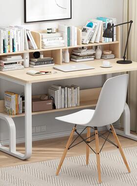 电学脑T-654008桌简易桌书架一体简约家用女孩卧桌室学习中生书写