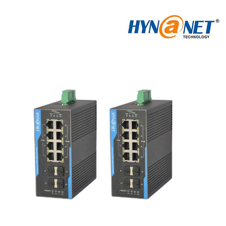 IDS1908F4-8P 工业级全千兆二层网管型poe交换机，8电口+4光口