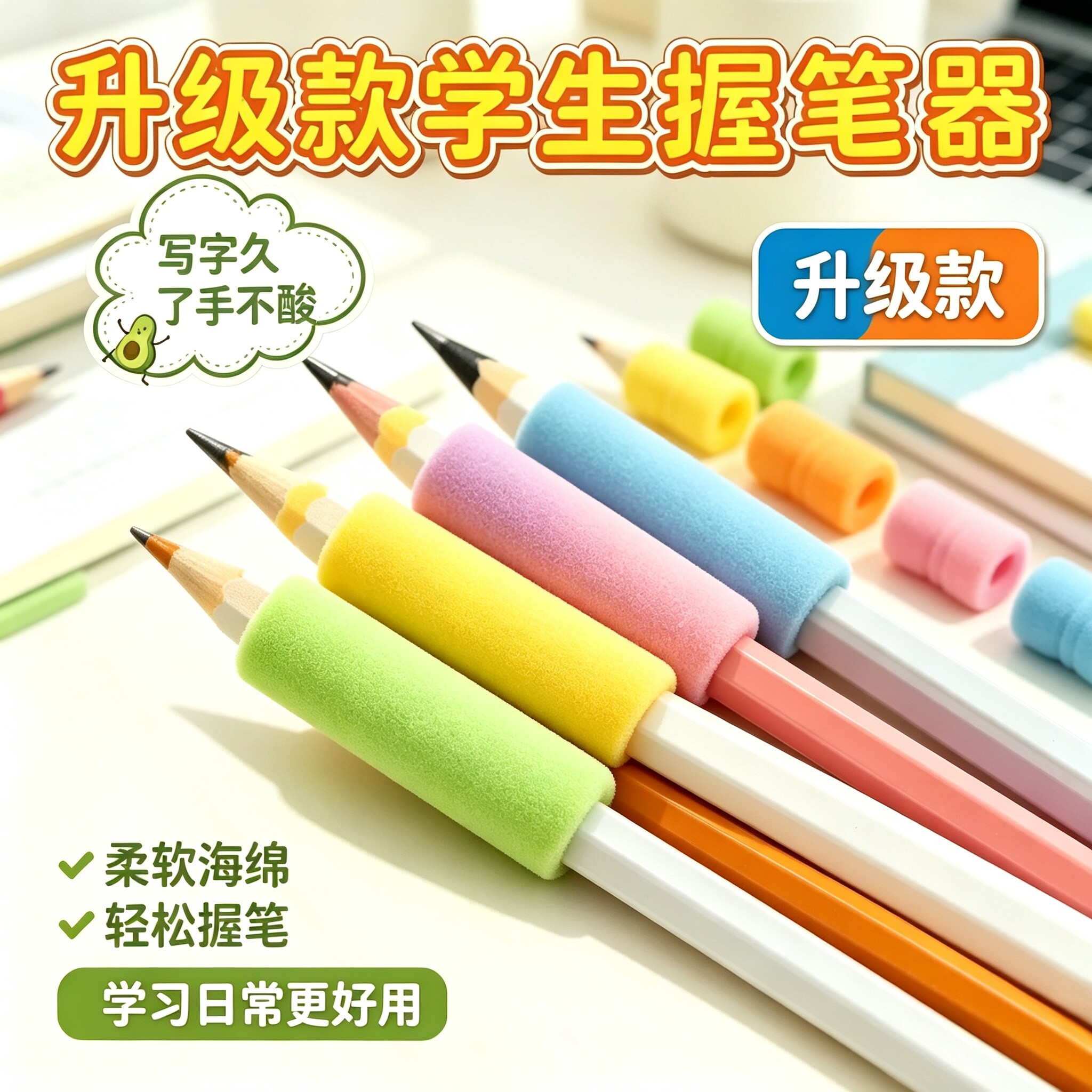学生通用海绵握笔器铅笔套