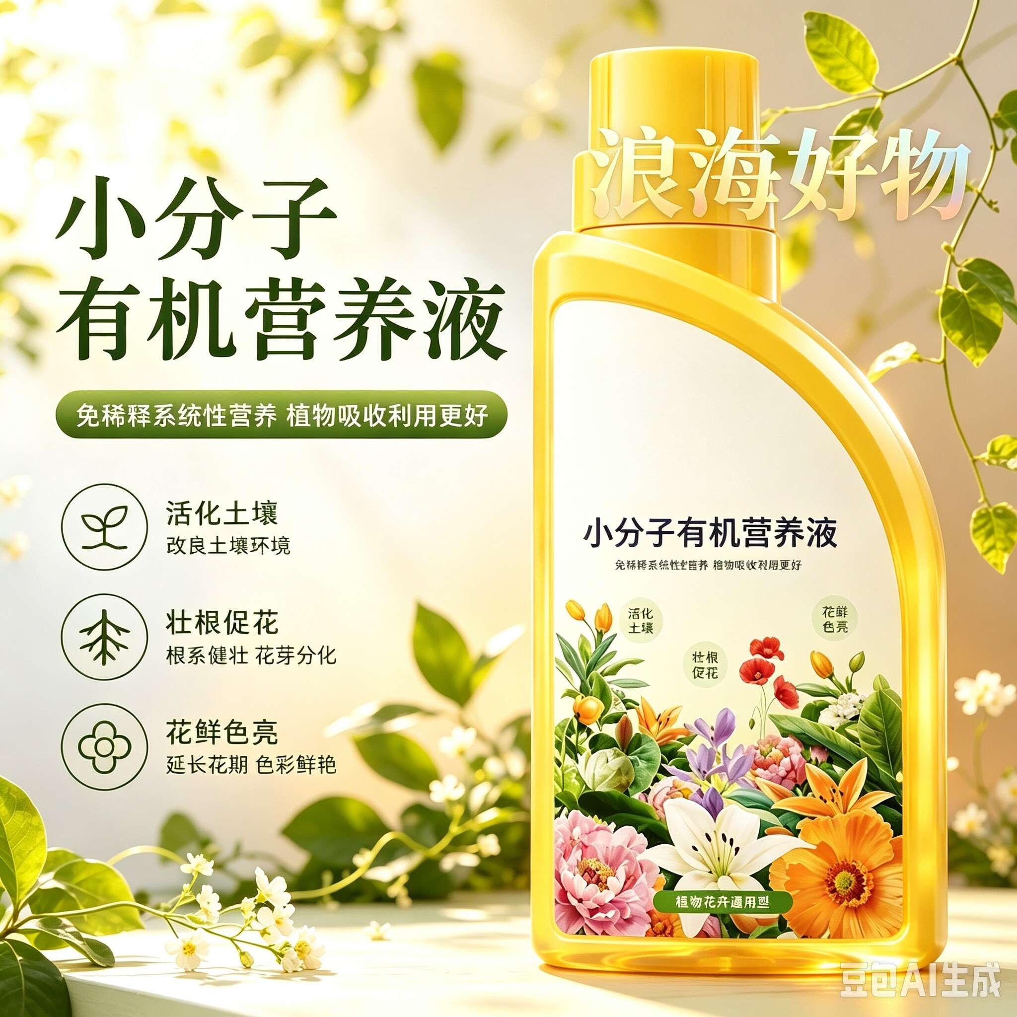 【全新配方升级】有机复活营养液专治黄叶促花肥料促生长枝繁叶RR