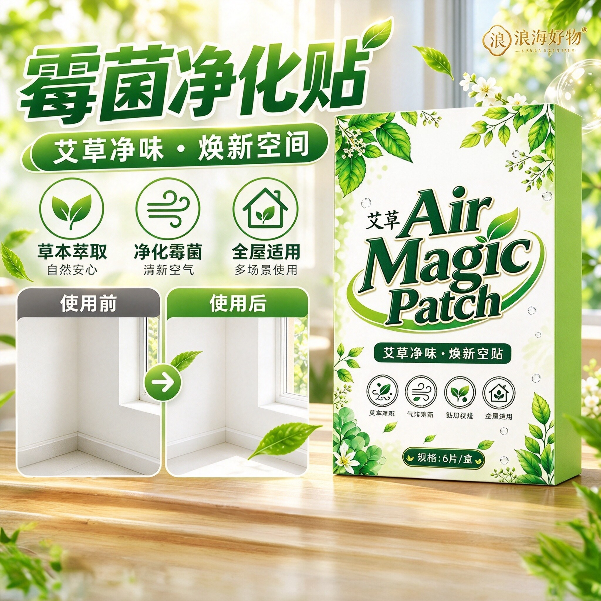 【下单立减50】草本天然植物除螨贴床上除螨包家用衣柜祛螨包贴HQ