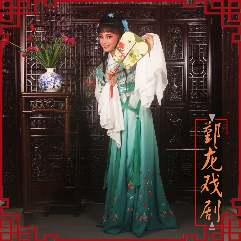 现货速发新品戏曲小旦花旦服黄梅戏小姐仙服越剧祝英台黛玉小旦服
