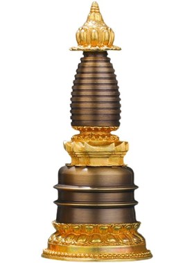 快速发货嘎当塔 舍利塔佛塔 西藏藏传家用用品P密宗佛前纯铜家用