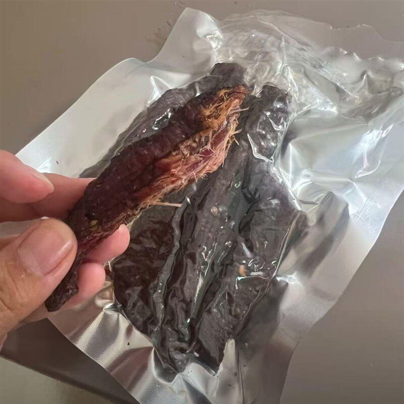 /高老实云南特产碳烤猪干巴/牛干巴原味/香辣口味开袋即食云南特
