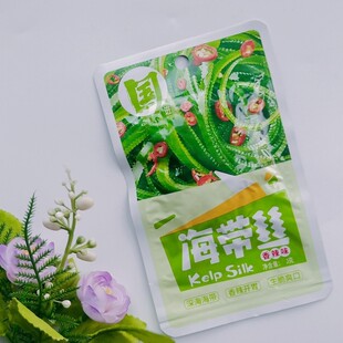 /国进香辣味海带丝开胃爽口下饭小吃即食绿色零食小包盒装好吃不