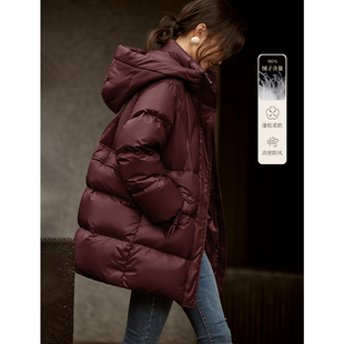 2025冬季中长款女式休闲羽绒服