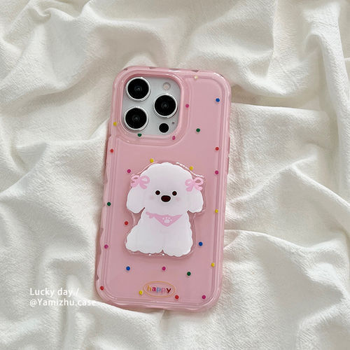 波点小狗适用iphone16pro