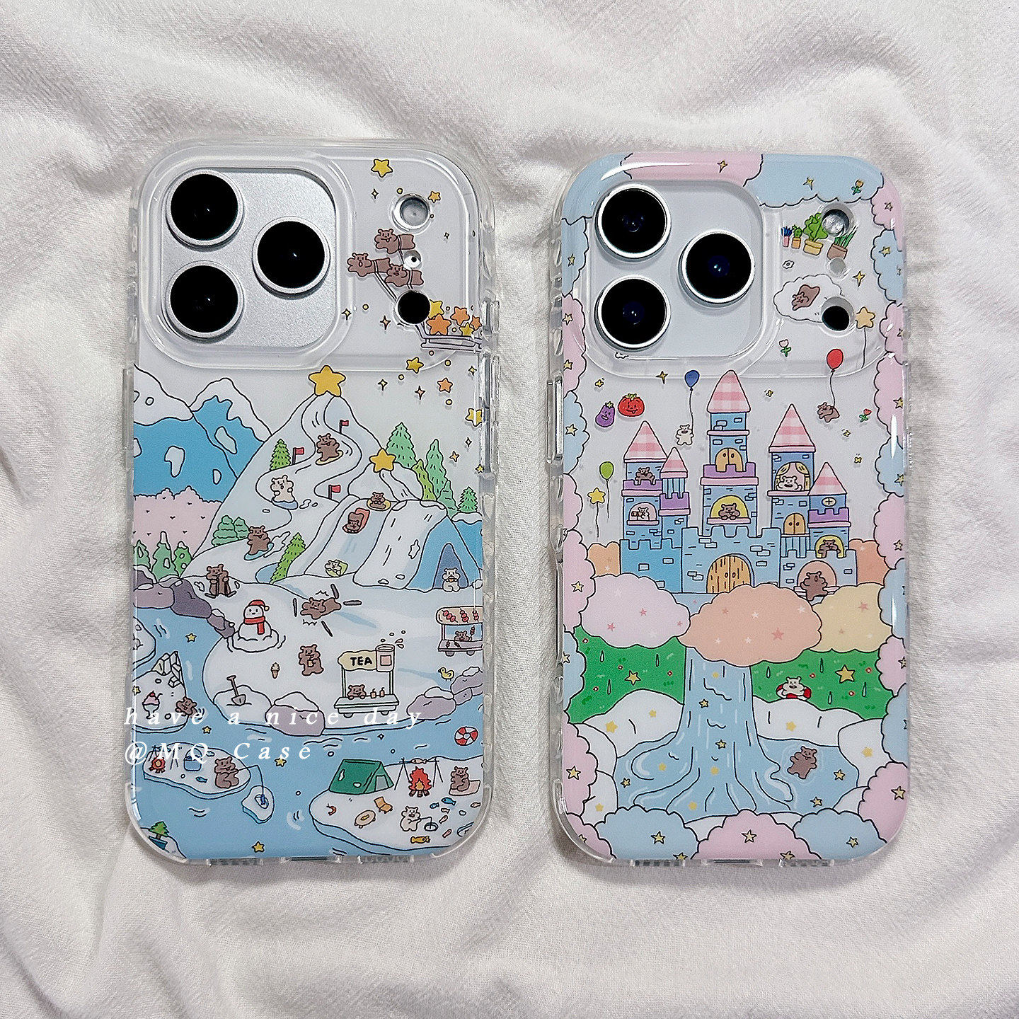 滑雪小熊适用iphone17pro
