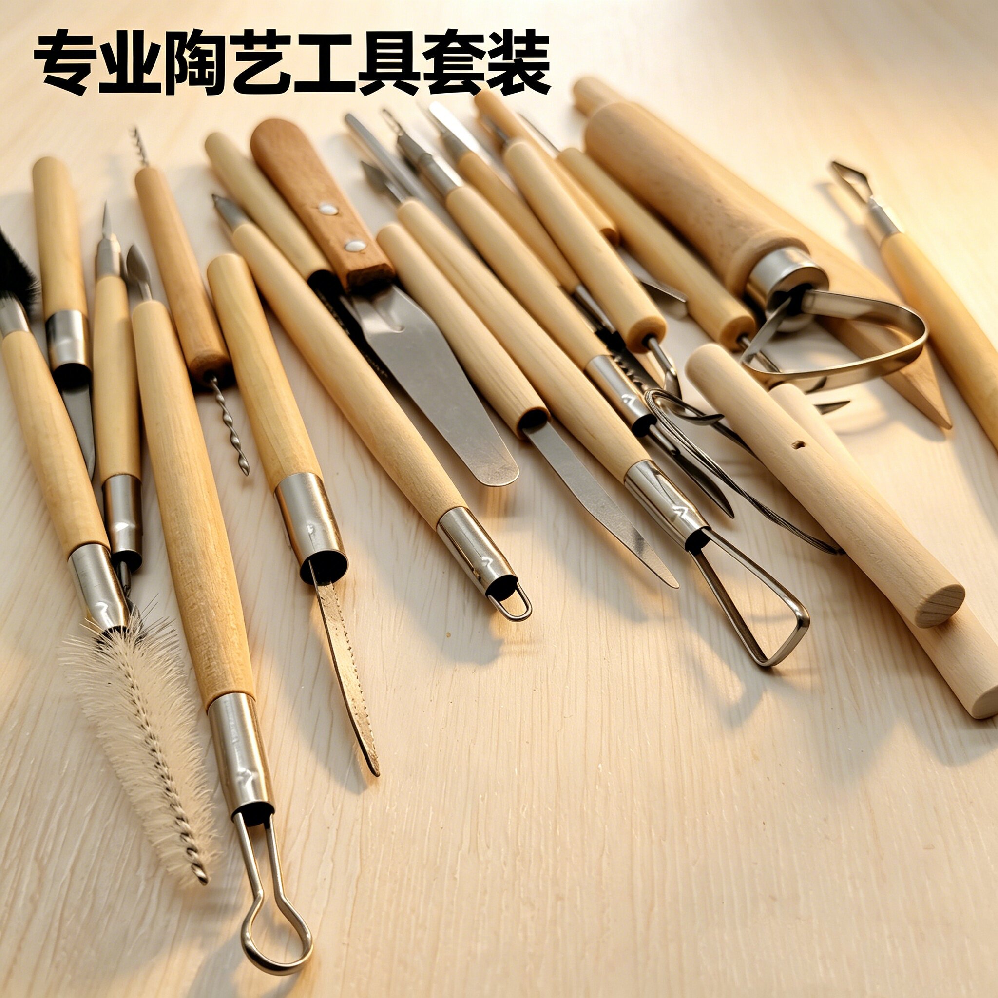 手工陶艺工具套装DIY泥塑工具图片