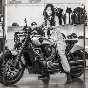 适用奔达黑旗500改装前保险杠防摔护杠加厚护杠摩托车配件