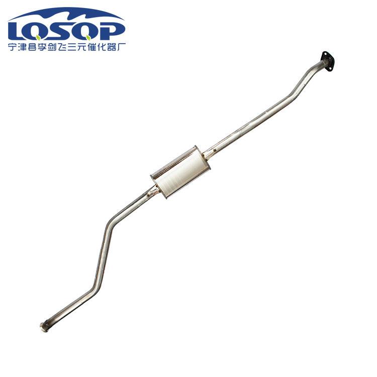 厂家直供适用于爱丽舍16V两厢 三厢 中节静音排气管汽车消声器