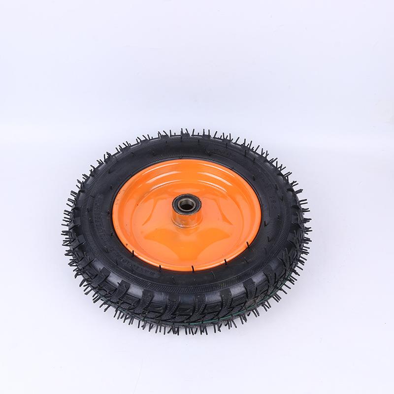 厂家直供 300-8充气轮橡胶轮 定向脚轮 耐重手推车拉货轮子