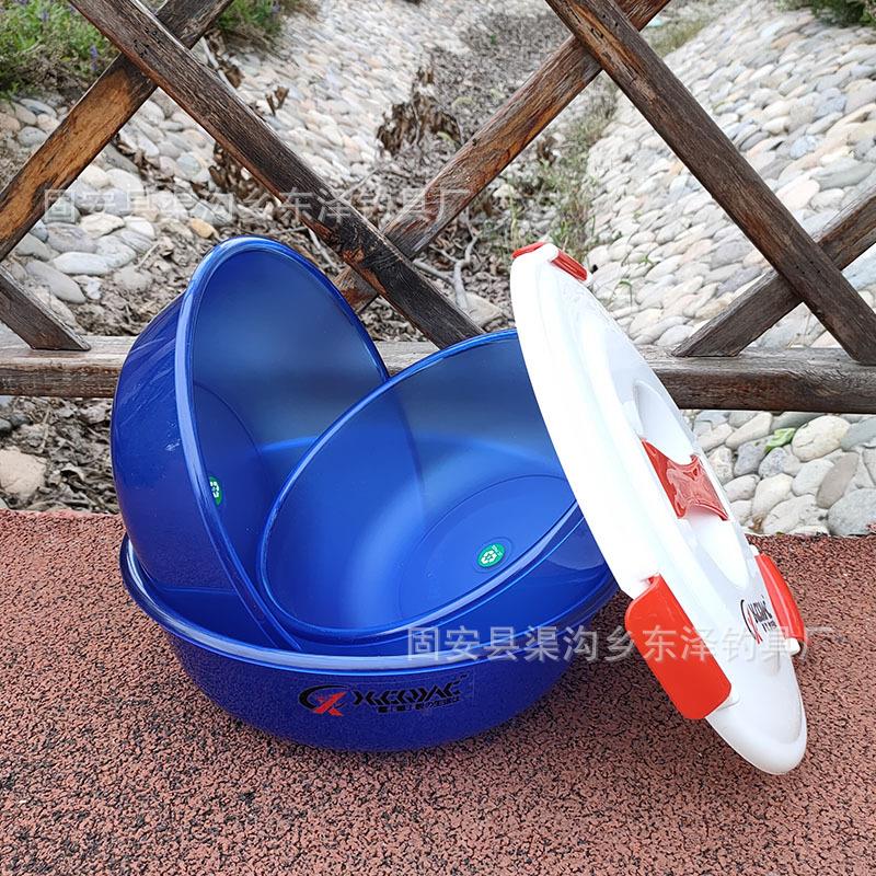 开饵盆 磨砂三件套不沾饵竞技饵料盆 散泡黑坑饵料伴饵盆