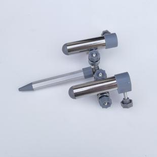 铝合金双炮台钓椅配件钓箱双炮台配件支架配件渔具双炮台钓鱼用品