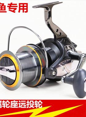 远投轮大号8000-1200011轴前卸力纺车渔轮鱼线轮海杆鱼轮鱼线轮