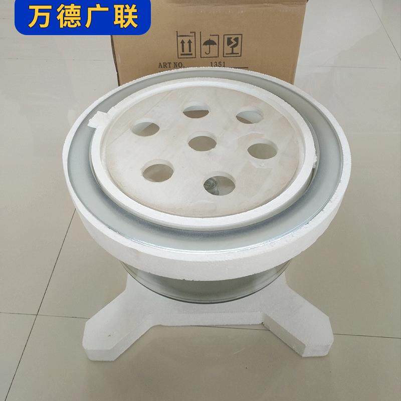 透明玻璃干燥器真空150mm180mm210mm240mm300mm附瓷板耐高温