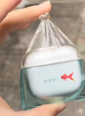 软硅胶透明苹果AirpodsPro1壳2TtypeC3一二代4小金鱼耳机保护壳套