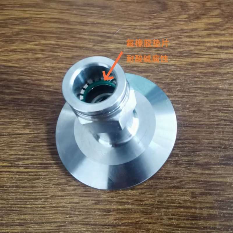304卫b生级快装气管快插软管卡箍不锈钢卡箍接头NPT1/4快速皮接PC