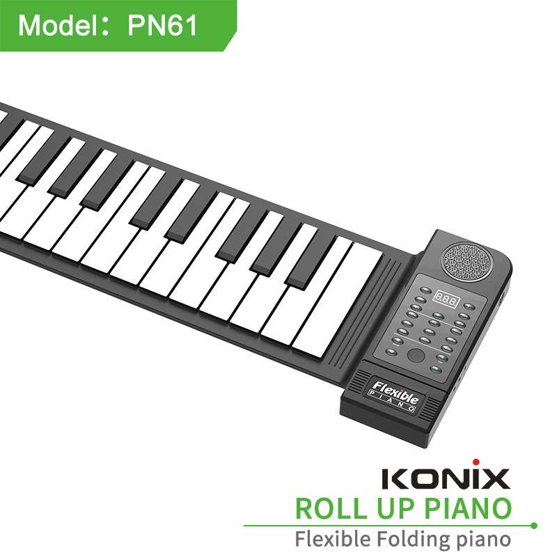 61键手卷钢琴便携式多功能电子钢琴 加厚MIDI软键盘 工厂直销