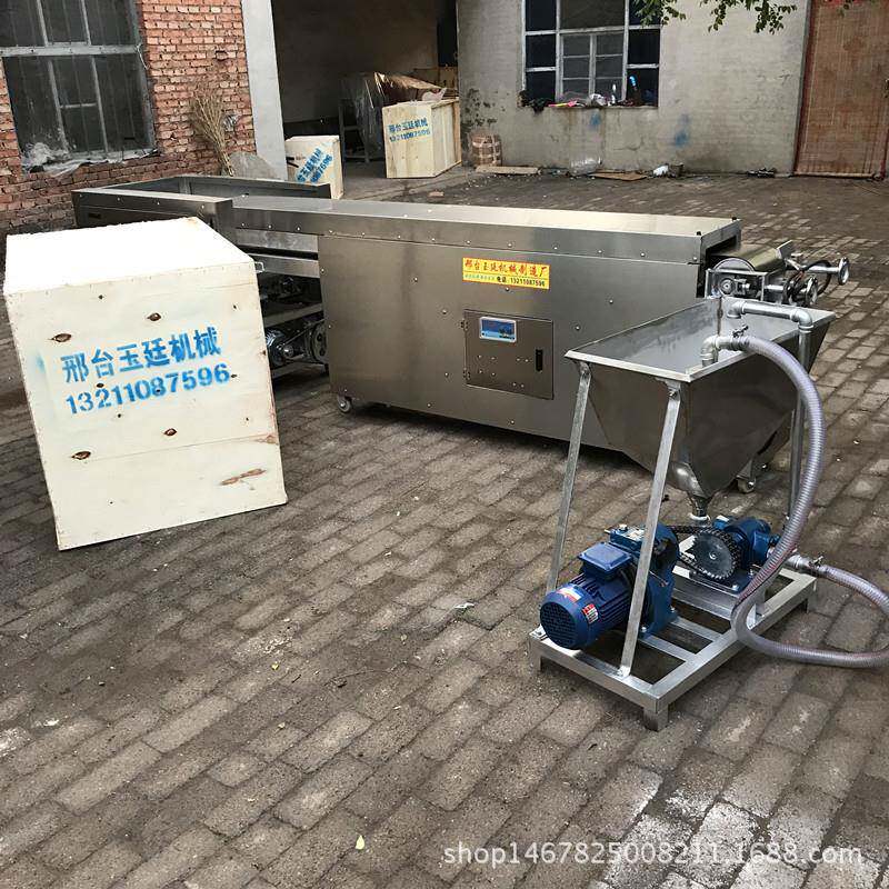 大型全自动烙饼机仿手工切饼丝机商用烙饼饼丝流水线设备包邮