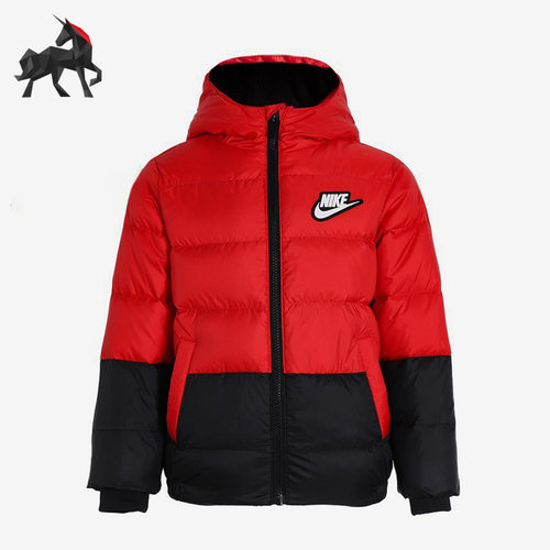 Nike/耐克正品冬季小童保暖防风运动连帽羽绒服 DO3607-657