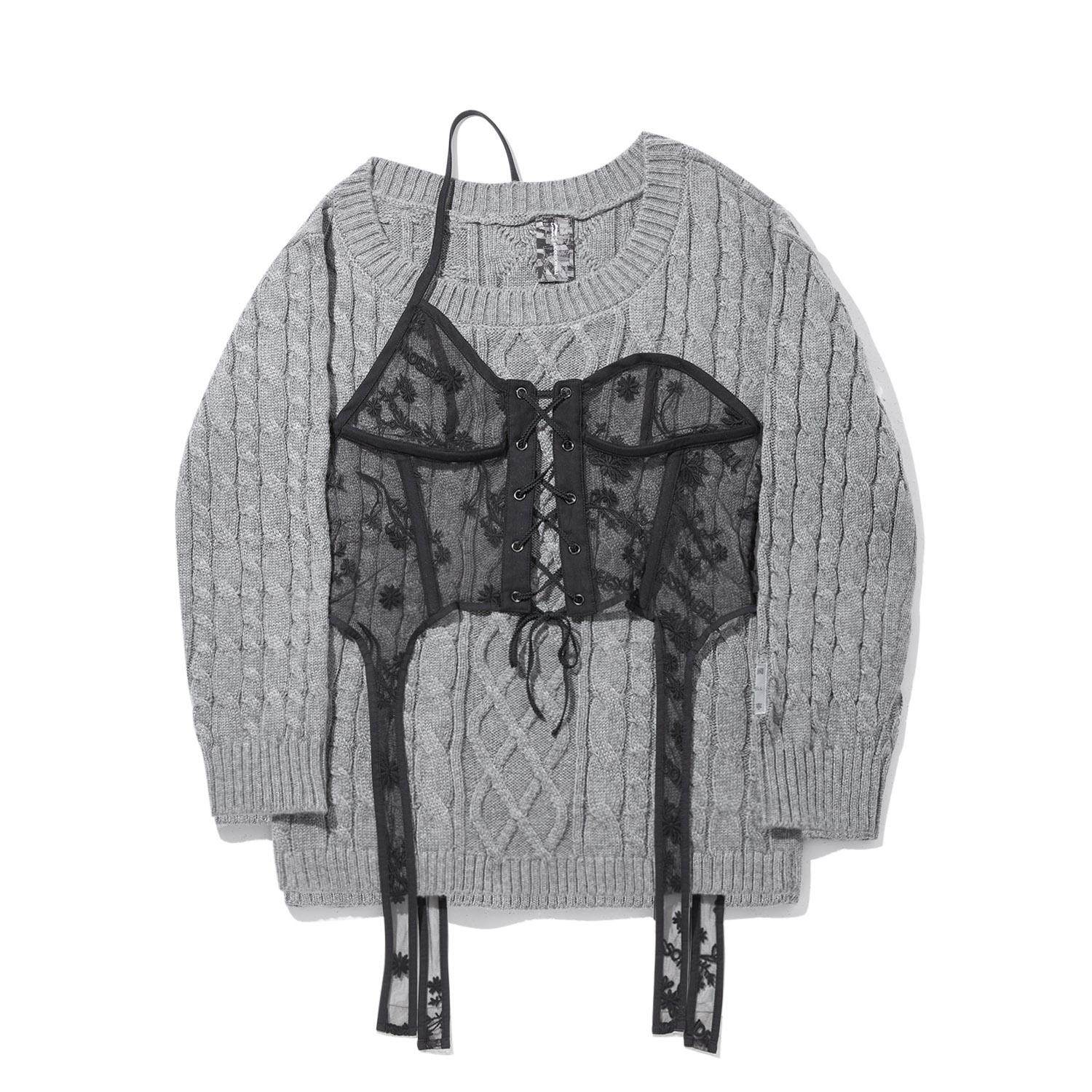 李宁正品ANDERSSON BELL联名系列女子潮流百搭运动编织衫AMBV426