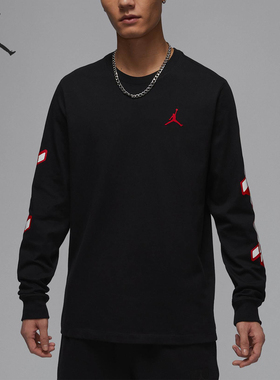 Nike/耐克正品JORDAN男士针织圆领训练运动长袖FN5977-010