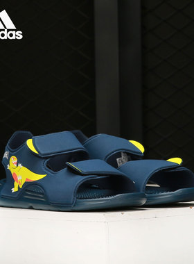 Adidas/阿迪达斯正品当季新款大童透气耐磨休闲运动凉鞋GX2437