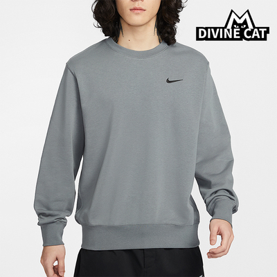 Nike/耐克正品Club男士休闲刺绣圆领套头耐穿运动卫衣IR0104-084