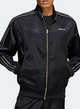 Adidas/阿迪达斯正品三叶草FB SATIN TT男子运动夹克外套 H31290