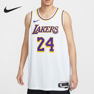 Nike/耐克正品2025男士圆领网眼透气篮球背心T恤DM5911-101