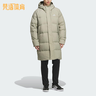 Adidas/阿迪达斯正品V MID L DOWN JK男女连帽运动羽绒服KQ5518