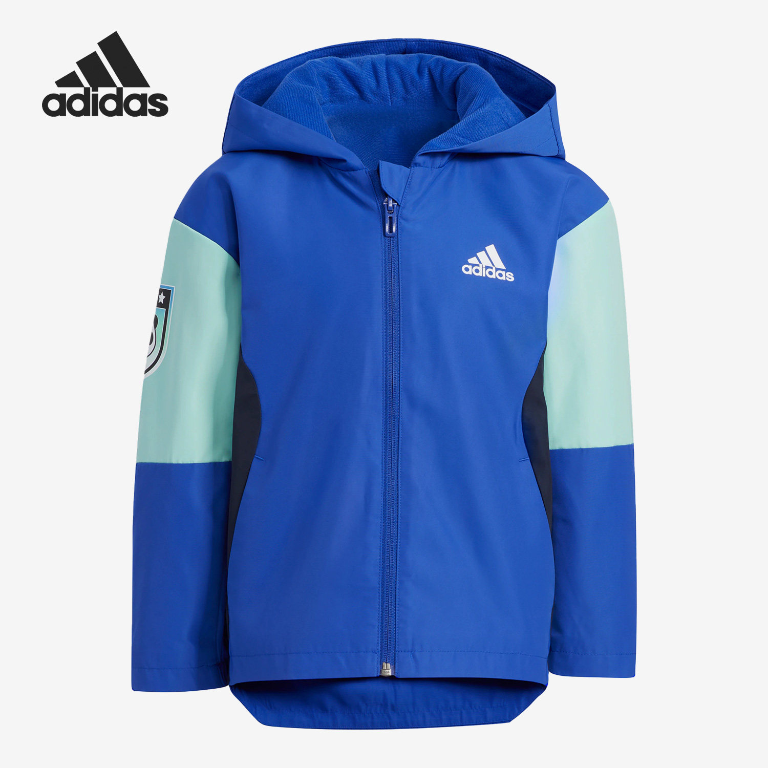 Adidas/阿迪达斯正品JACKET 小童保暖运动连帽夹克外套IA8262,童装/婴儿装/亲子装,普通外套,淘宝优惠券,粉丝福利购,淘宝优惠卷