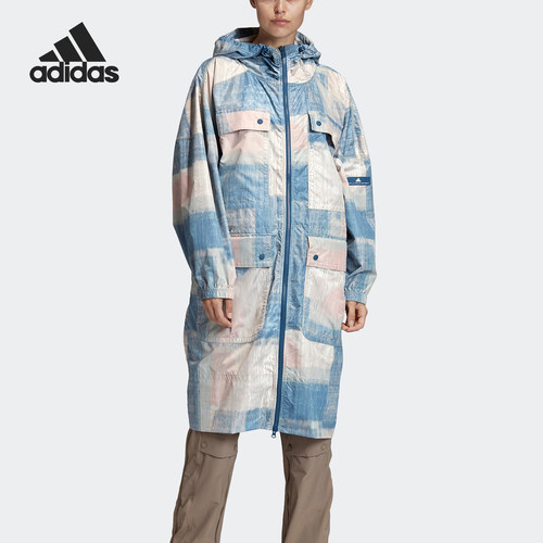 Adidas/阿迪达斯正品 smc PARKA PRINTED 女子运动夹克外套FK9673