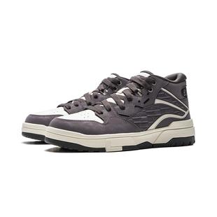 加绒保暖回弹中帮板鞋 FLEECE男女同款 AGCV381 惟吾MID 李宁正品