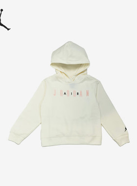 Nike/耐克正品JORDAN大童简约连帽运动休闲卫衣FD4955-133