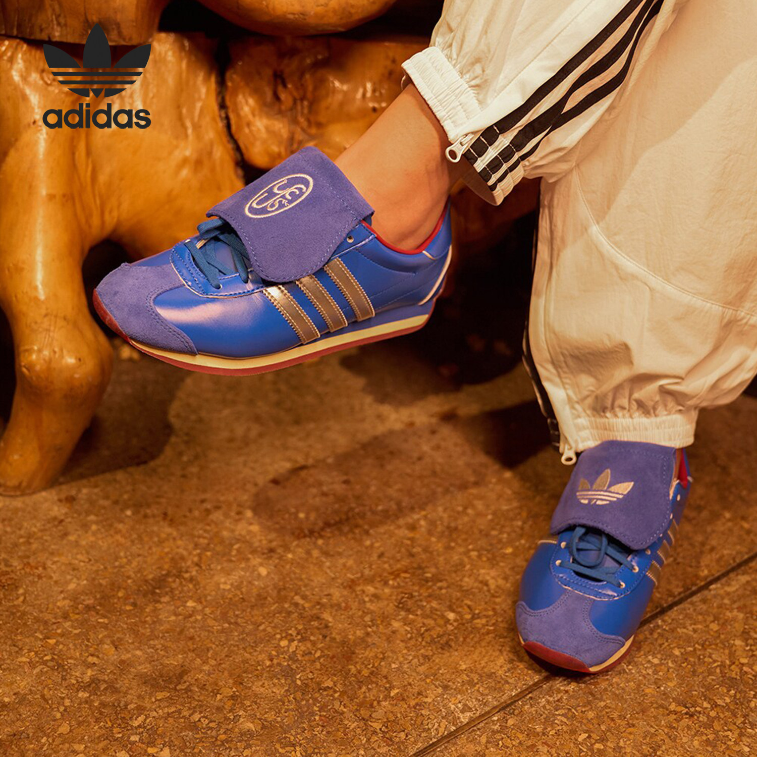 Adidas/阿迪达斯正品三叶草男女款名款系带复古运动鞋JR2601