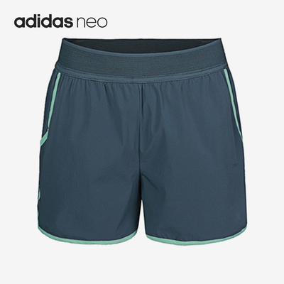 Adidas/阿迪达斯正品neo女士复古松紧跑步复古运动短裤FN6515