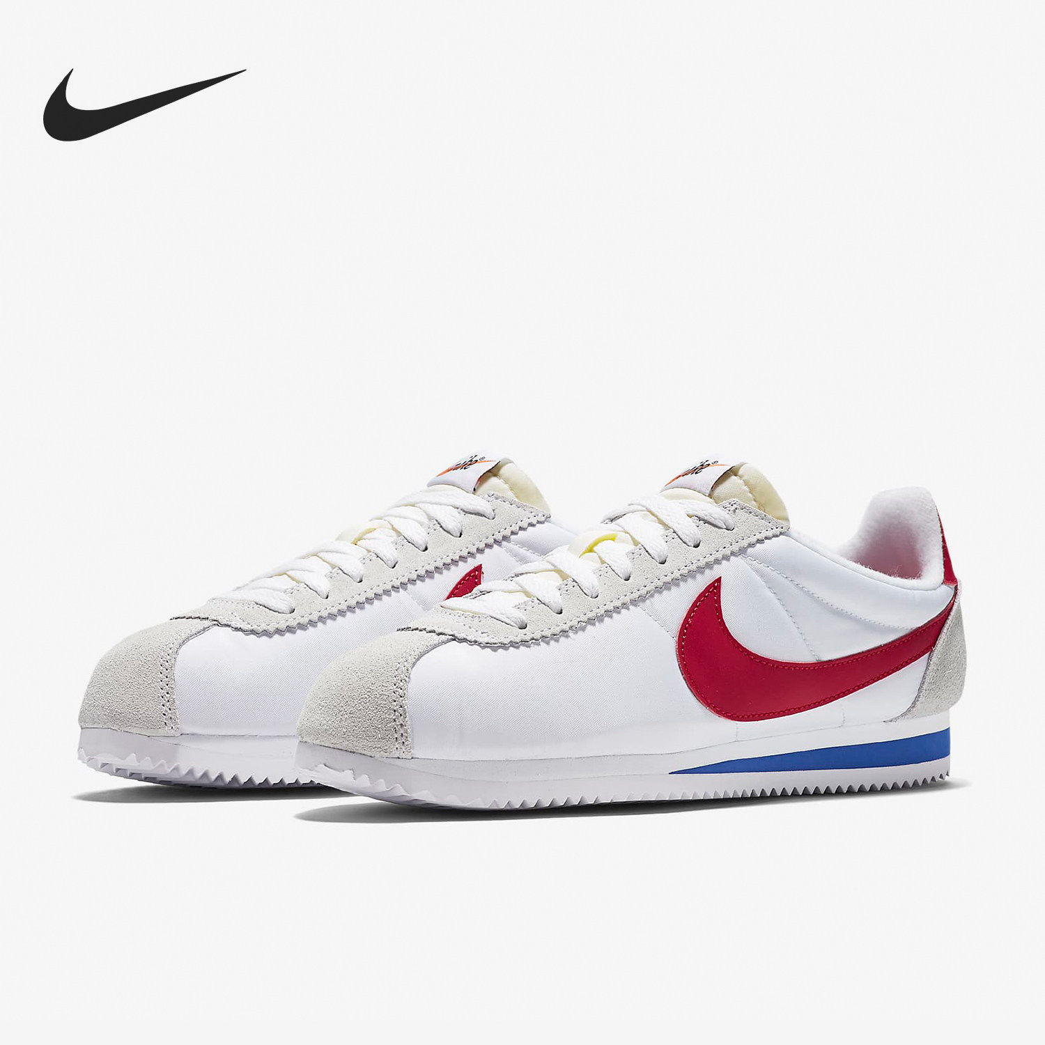 Nike耐克正品Cortez男款低帮马拉松防滑运动休闲跑步鞋898280-100