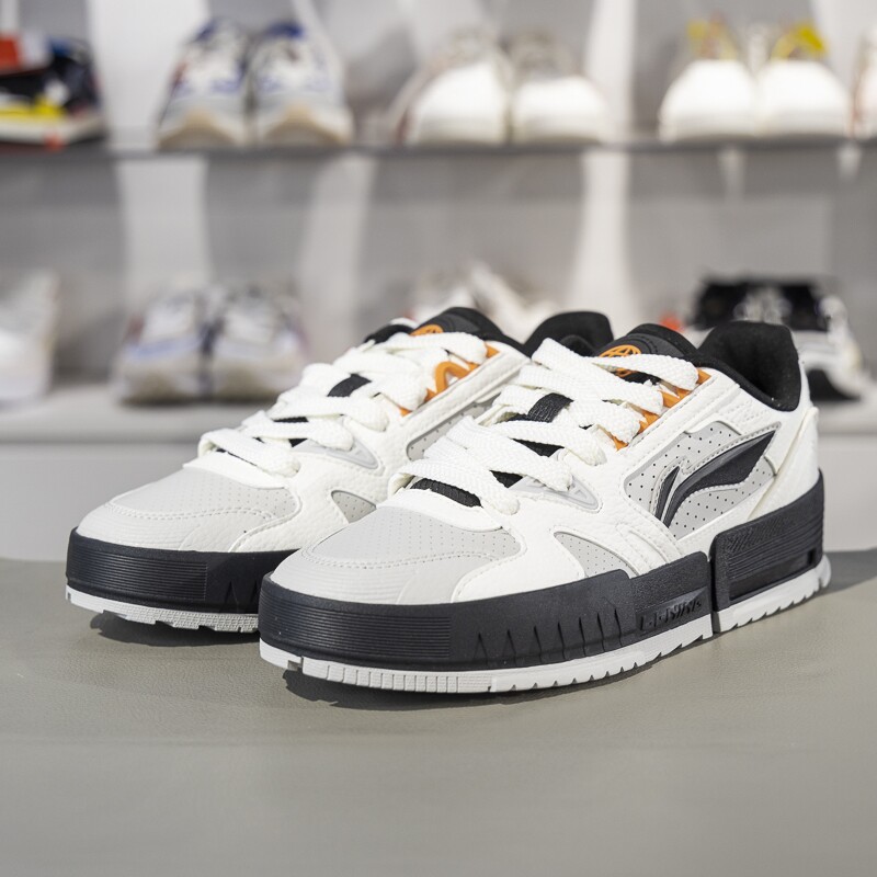 李宁正品2024新款里呈男子缓震柔软回弹复古休闲板鞋AGCU335-4,运动鞋new,板鞋,淘宝优惠券,粉丝福利购,淘宝优惠卷