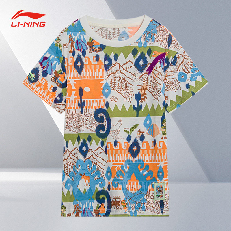 Lining/李宁正品男大童运动潮流系列舒适耐洗宽松短袖T恤YHST109,童装/婴儿装/亲子装,T恤,淘宝优惠券,粉丝福利购,淘宝优惠卷