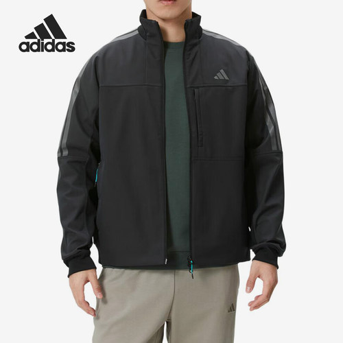 Adidas/阿迪达斯正品2026年男士简约舒适运动夹克外套KR0932