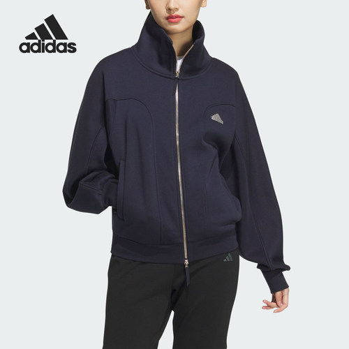 Adidas/阿迪达斯正品FLEECE JKT女士加绒运动休闲外套JJ3567