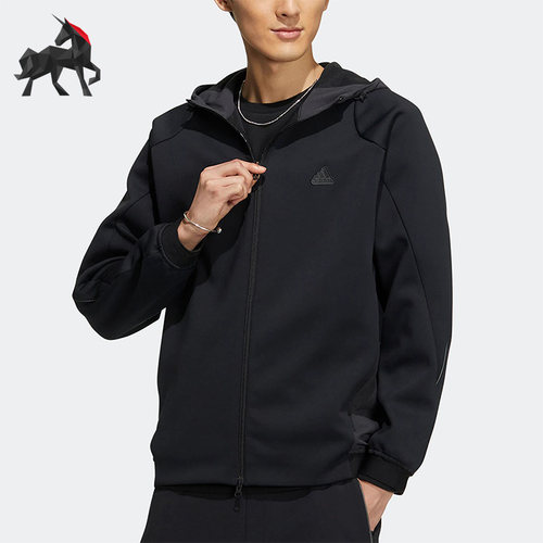 Adidas/阿迪达斯正品秋冬男子运动休闲连帽外套HY5835 HY5836