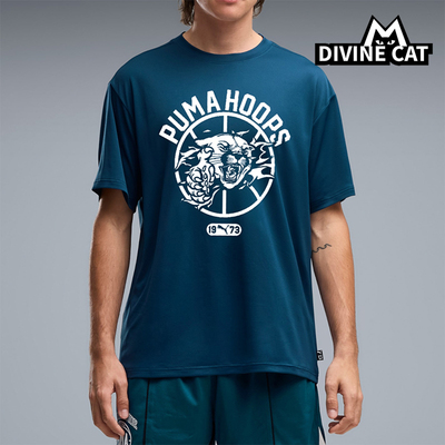 Puma/彪马正品TEAM ROAR Training男士运动短袖T恤529200-02