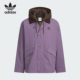 三叶草男士 Adidas 阿迪达斯正品 连帽二合一复古棉服KW1240